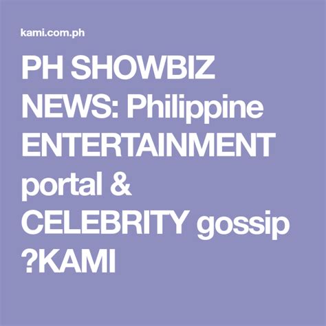 kami news entertainment|Latest CELEBRITY NEWS .